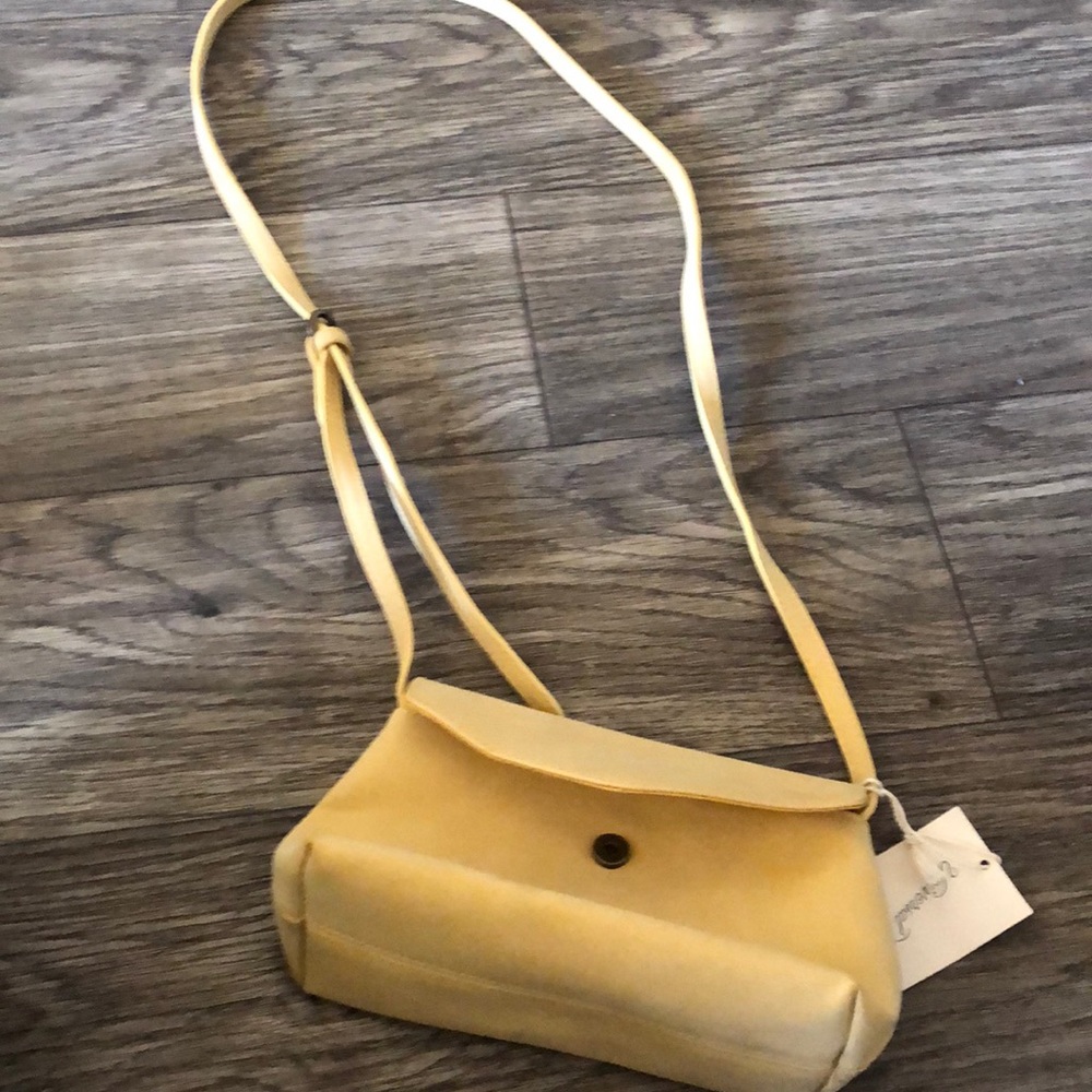 Small Yellow Crossbody Bag